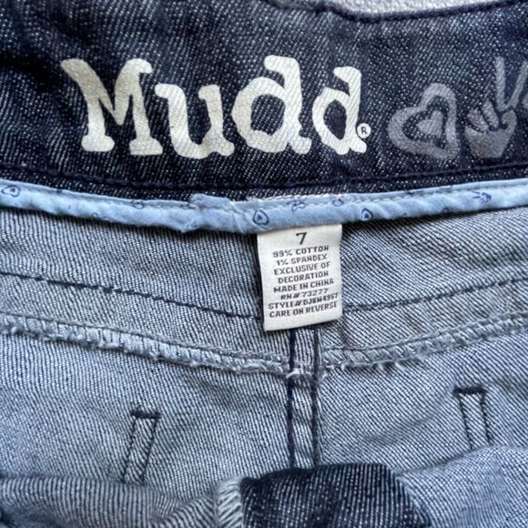 Vintage Mudd Jeans Womens 7 Dark Flare Y2K Belt Accessory - Picture 3 of 8